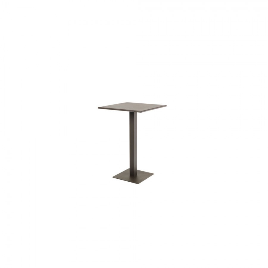 Masa Ethimo pentru dining din colectia Flower, patrata, cu picior inalt 70x70 cm